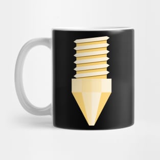 3D Printing Brass Nozzle Mug